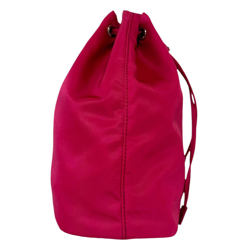 PRADA Vela Drawstring Bucket Bag LHQ446