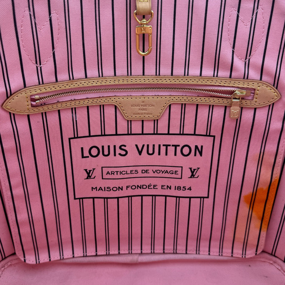 LOUIS VUITTON Neverfull Monogram MM Jungle Dots LHQ450