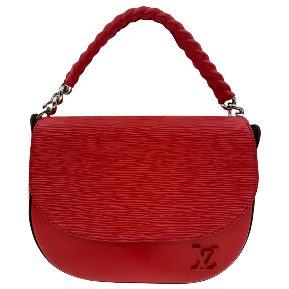 LOUIS VUITTON Epi Luna Red Shoulder Bag LHQ452