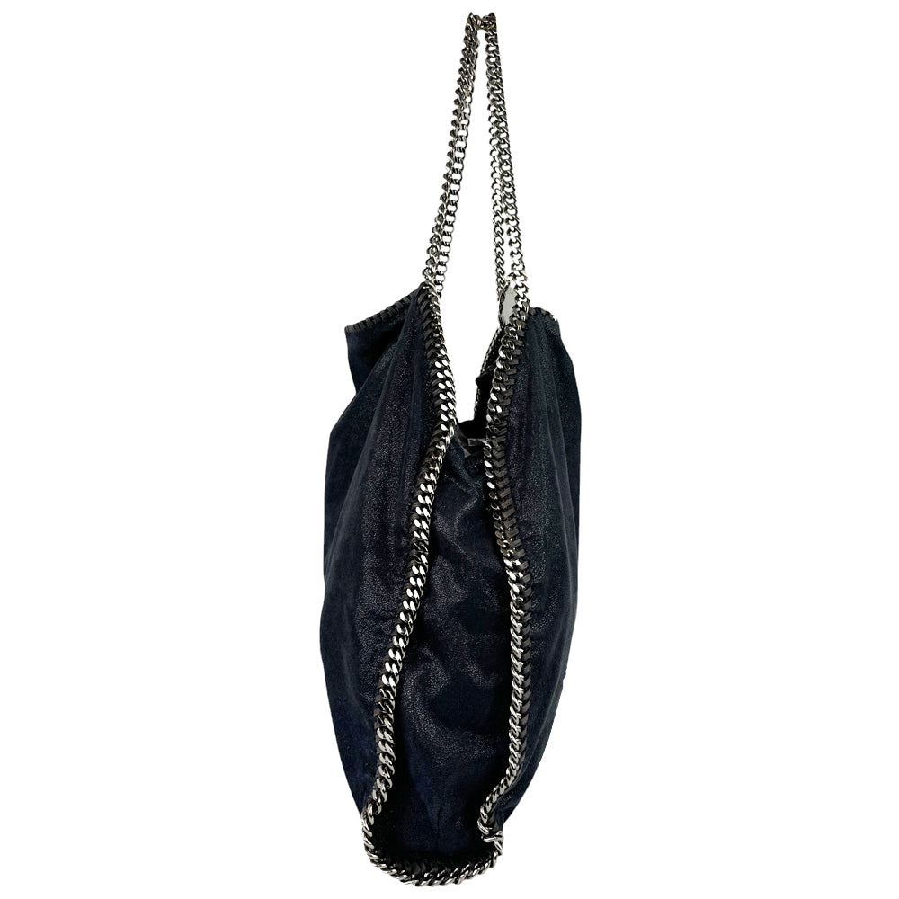 STELLA McCARTNEY Large Navy Falabella Shoulder Bag LHQ469