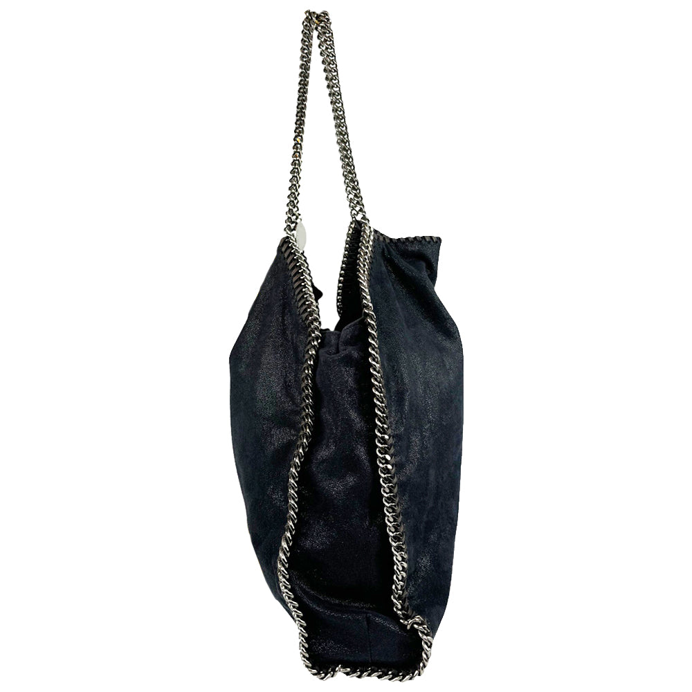 STELLA McCARTNEY Large Navy Falabella Shoulder Bag LHQ469