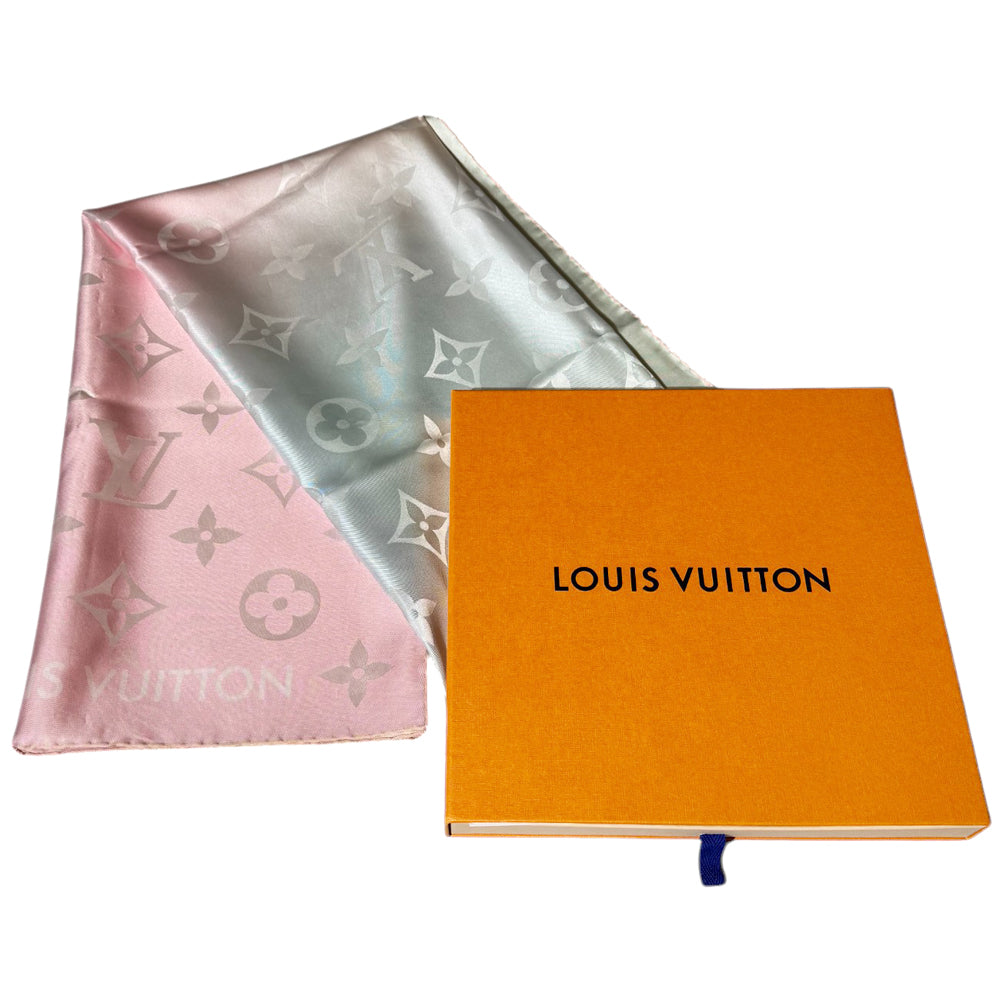 LOUIS VUITTON Aurora Silk Scarf Shawl LHQ489