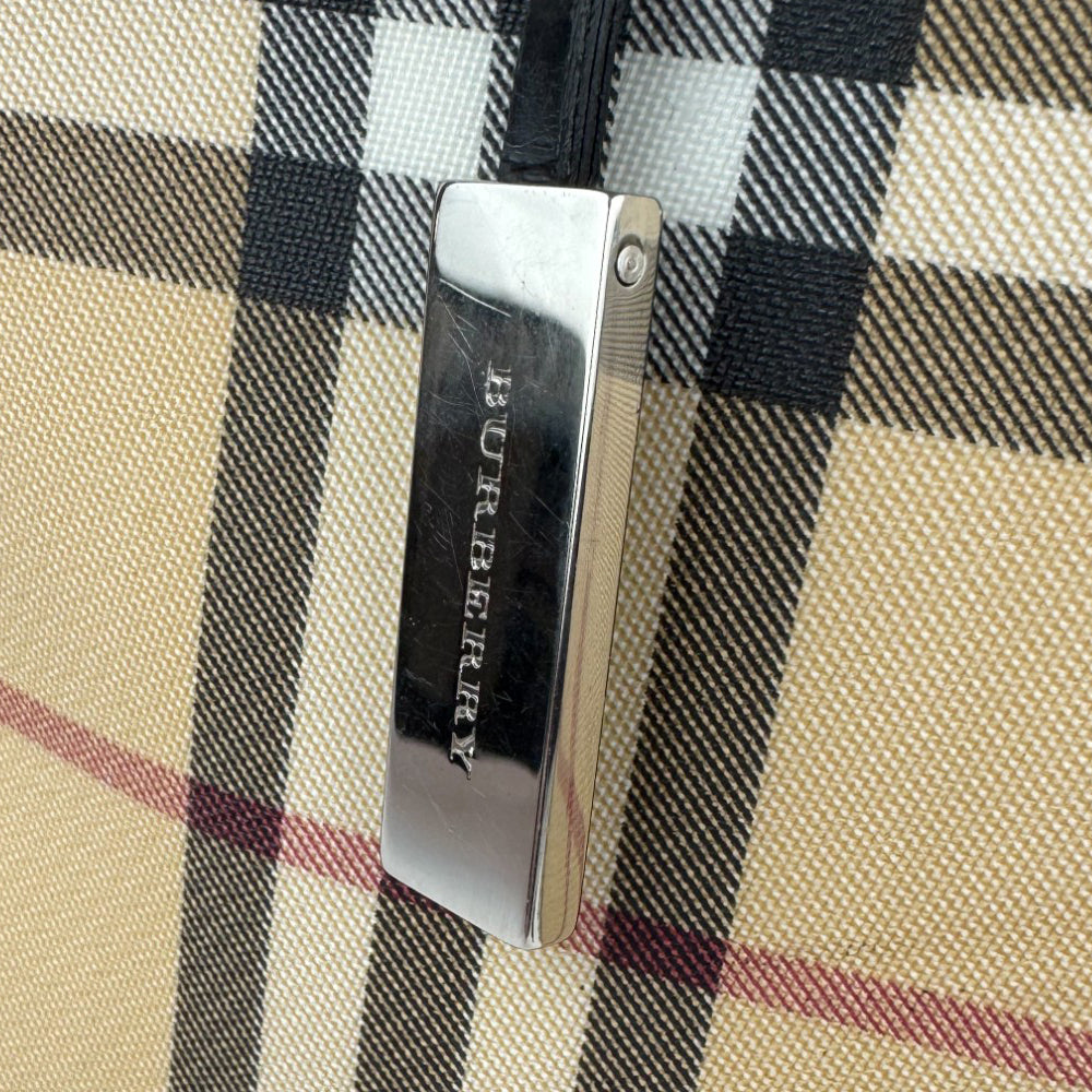 BURBERRY Nova Check Handle Bag LHQ497