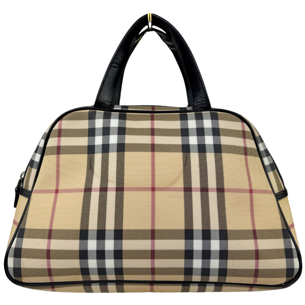 BURBERRY Nova Check Handle Bag LHQ497