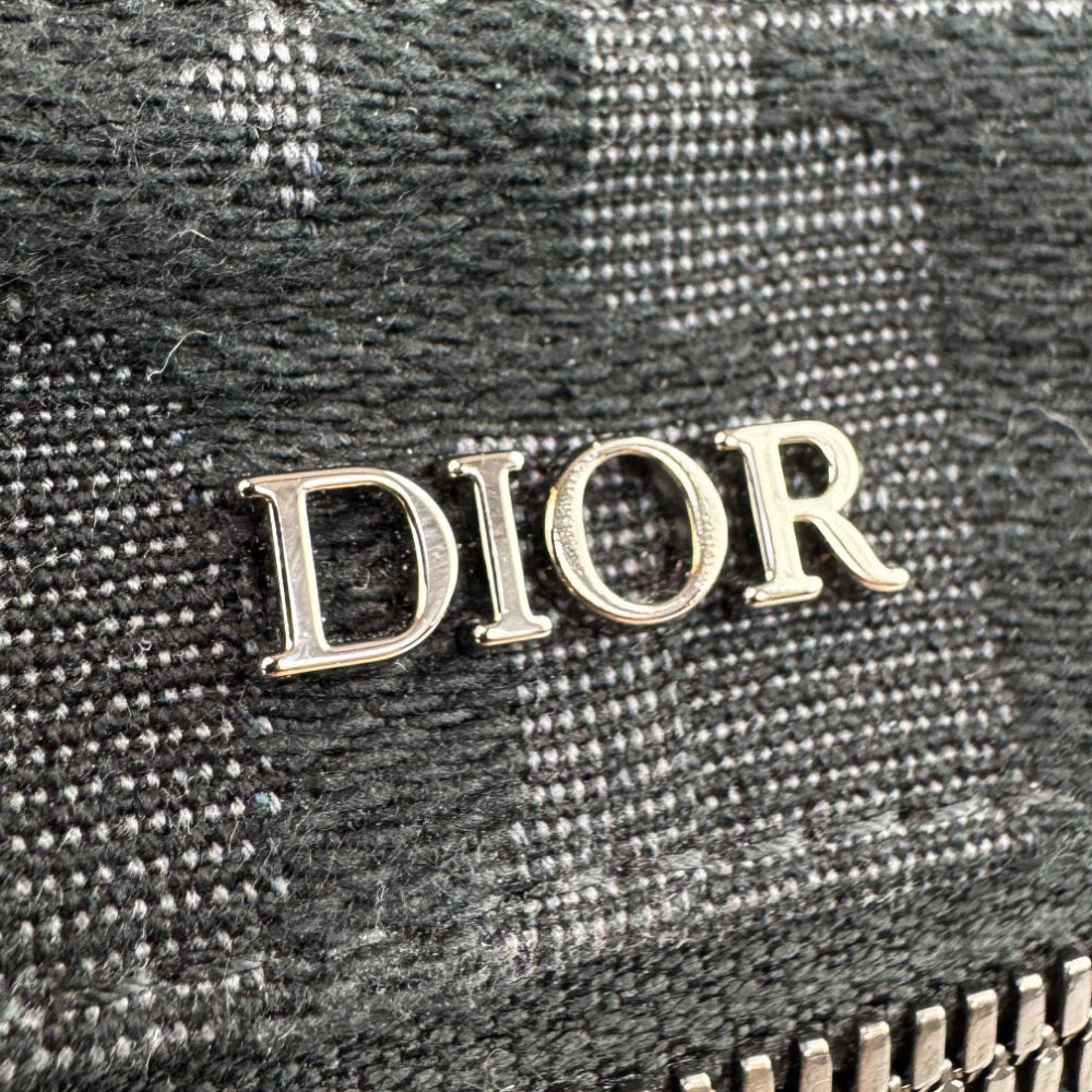 DIOR Black Oblique Jaquard Backpack LHQ504