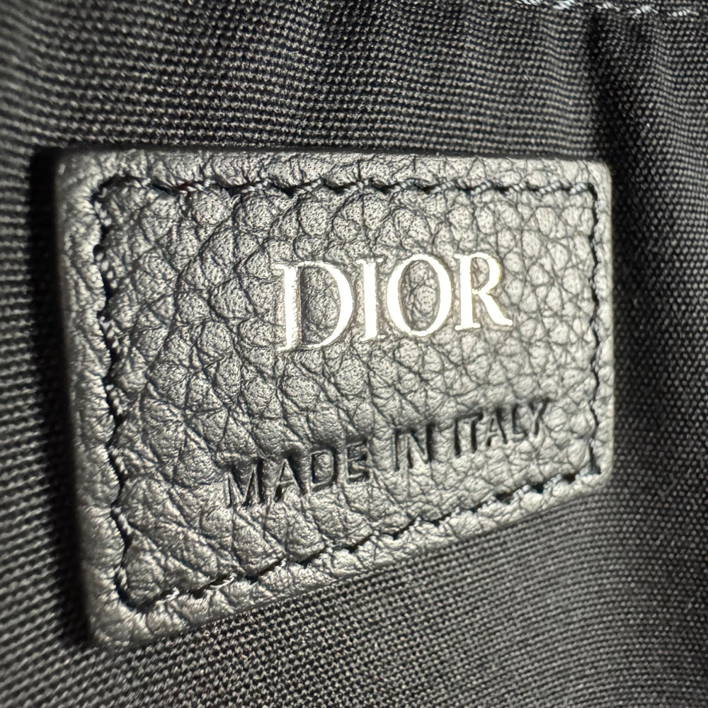 DIOR Black Oblique Jaquard Backpack LHQ504