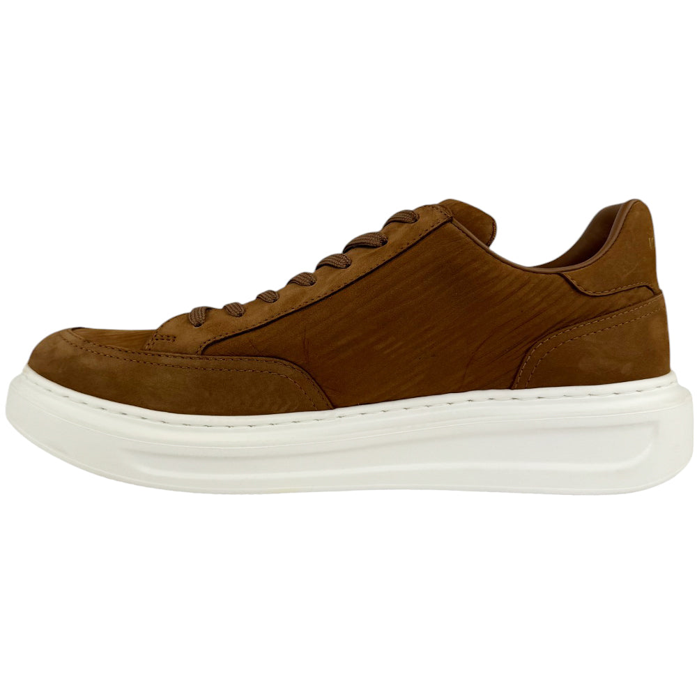 LOUIS VUITTON Brown Leather Beverley Hills Trainer Size 8 UK LHQ513