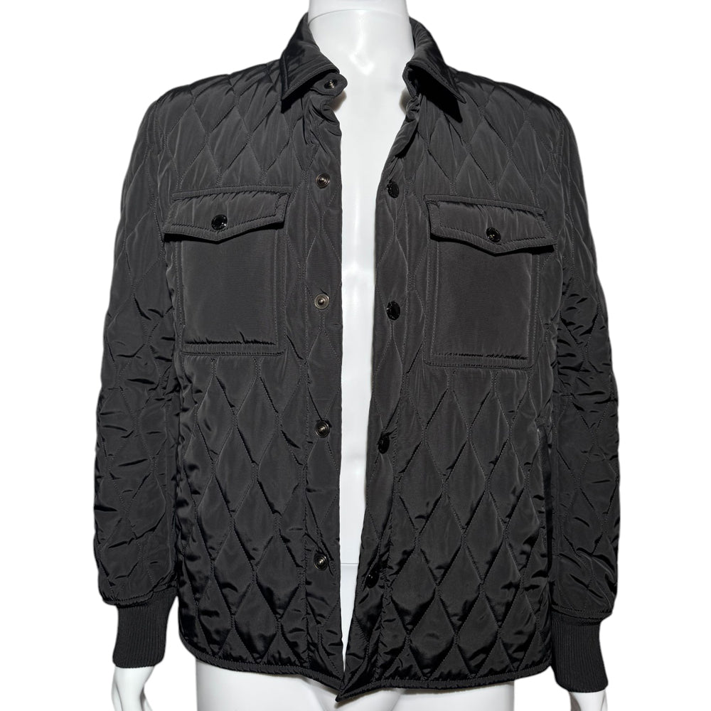 TOM FORD Quilted Black Breast Pocket Jacket Size Large LHQ515