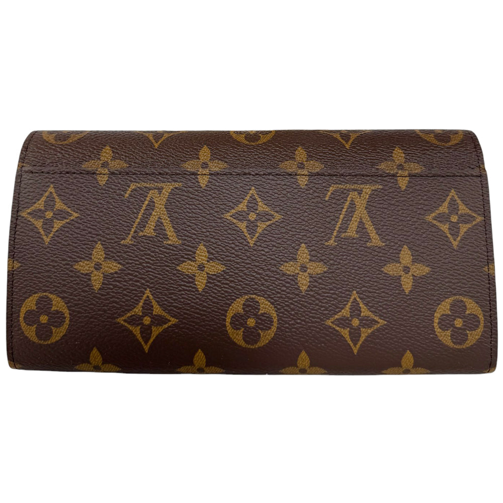 LOUIS VUITTON Sarah Brown Monogram Purse Wallet LHQ520