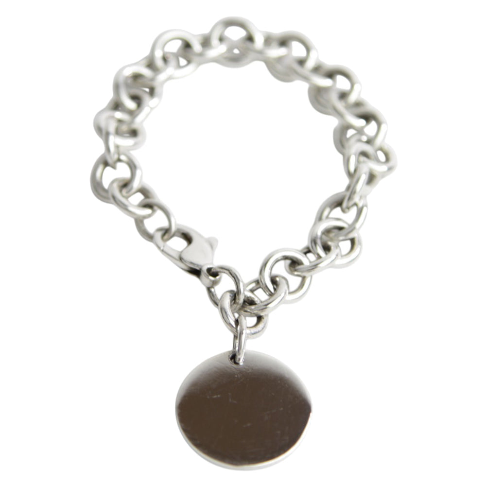 TIFFANY & Co. Circular Return To Silver Bracelet LHQ582