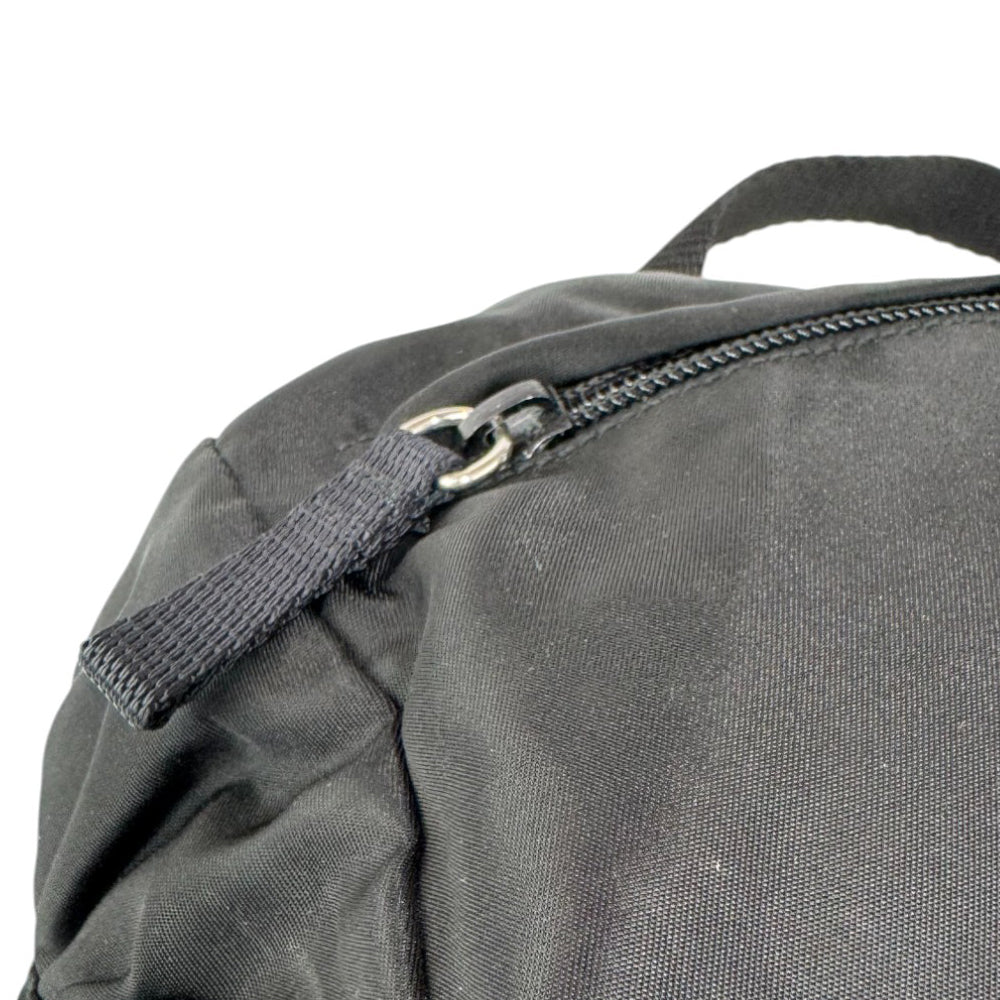 PRADA Large Black Nylon Backpack LHQ589