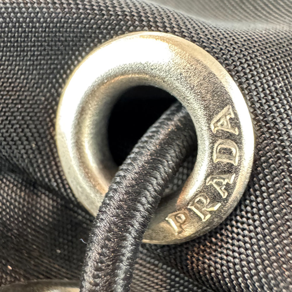 PRADA Large Black Nylon Backpack LHQ589
