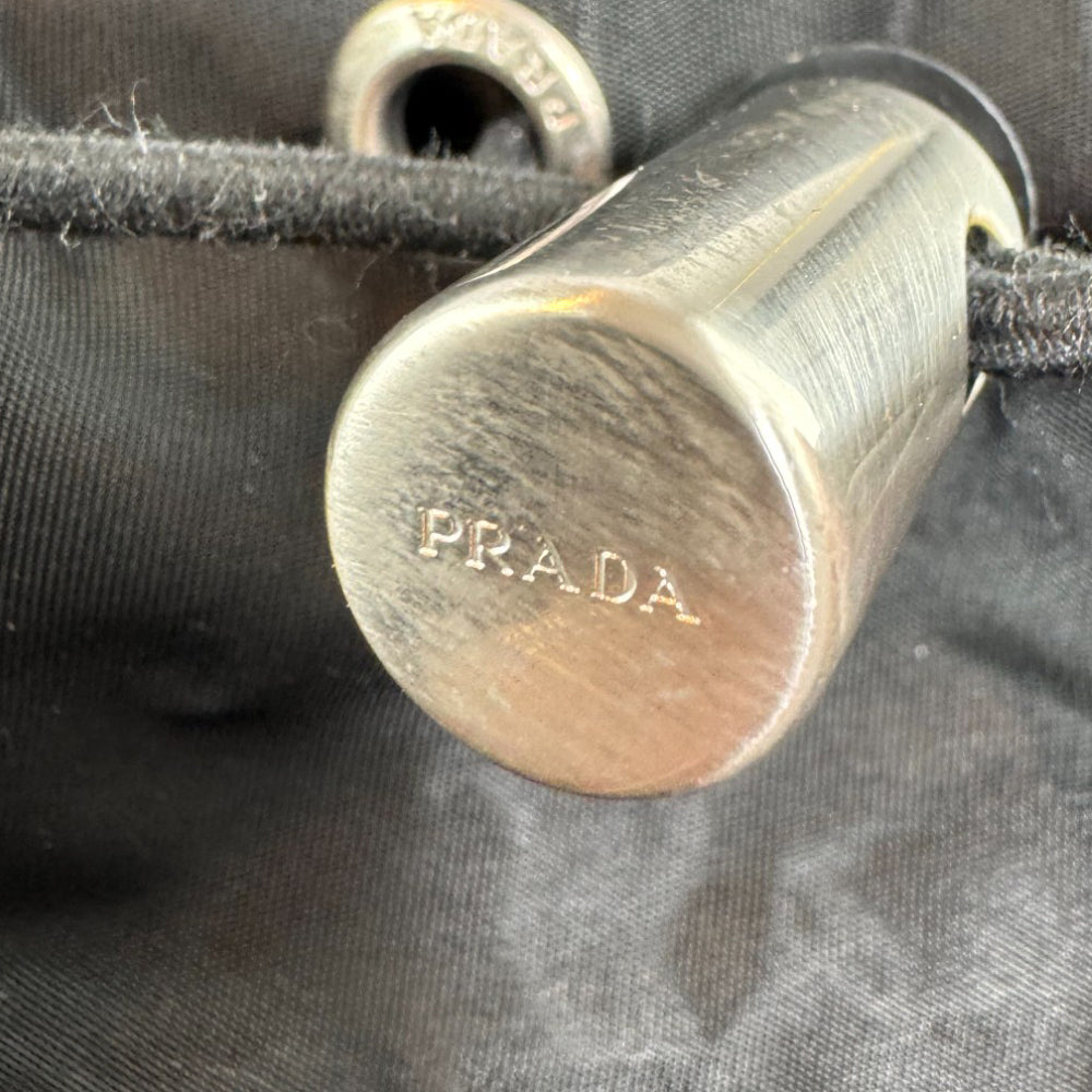 PRADA Large Black Nylon Backpack LHQ589