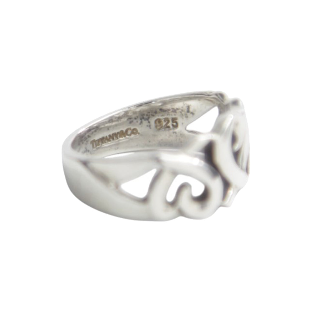 TIFFANY & CO Paloma Picasso Triple Heart Ring Size J LHQ592