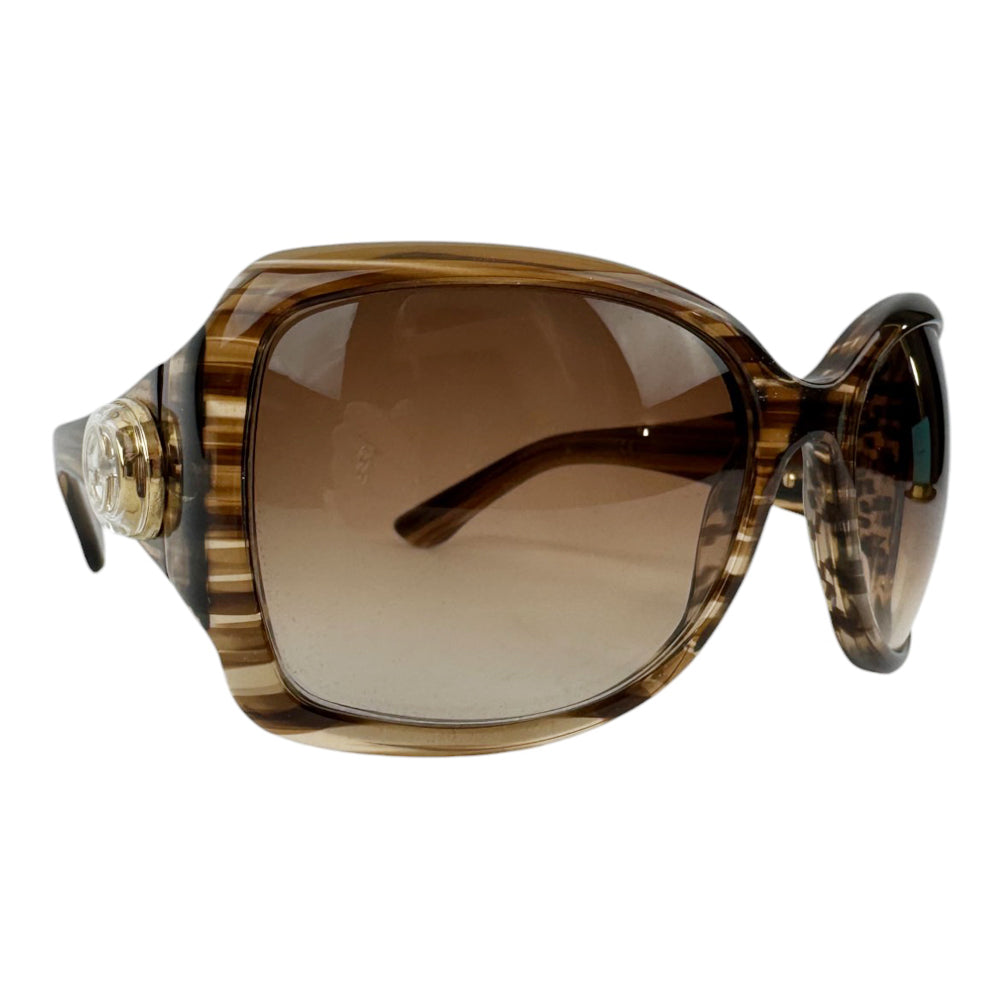 GUCCI Brown Oversized Sunglasses LHQ599