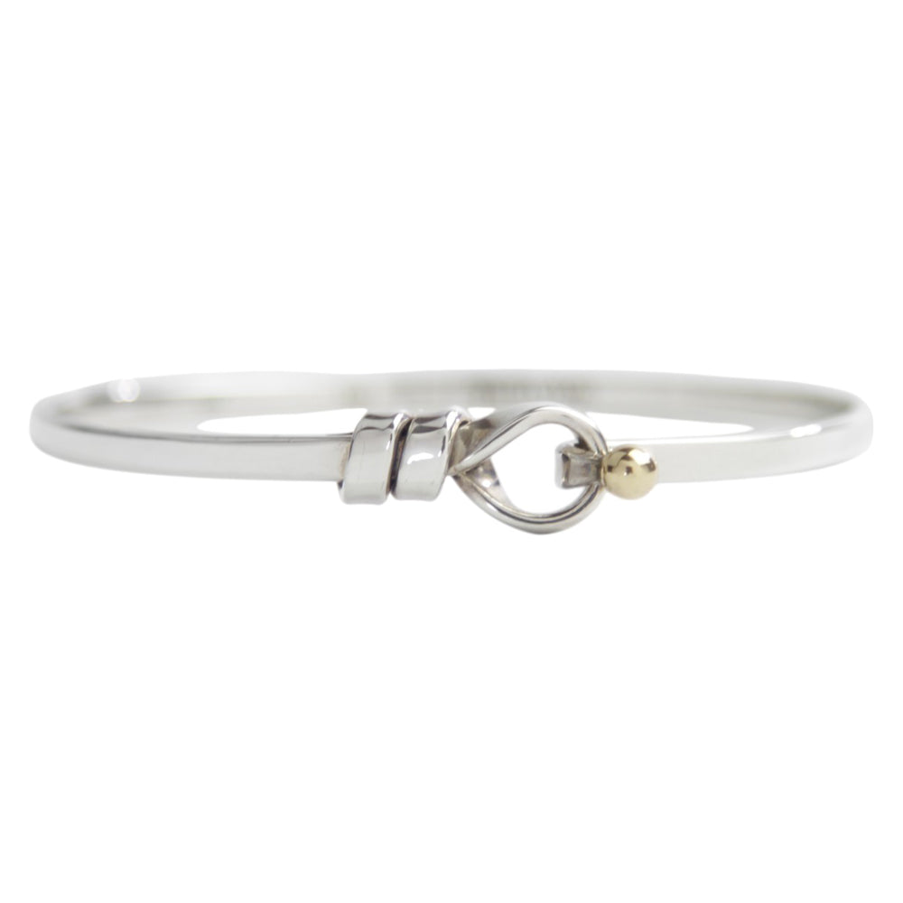 TIFFANY & CO Hook & Eye Silver Bangle LHQ606