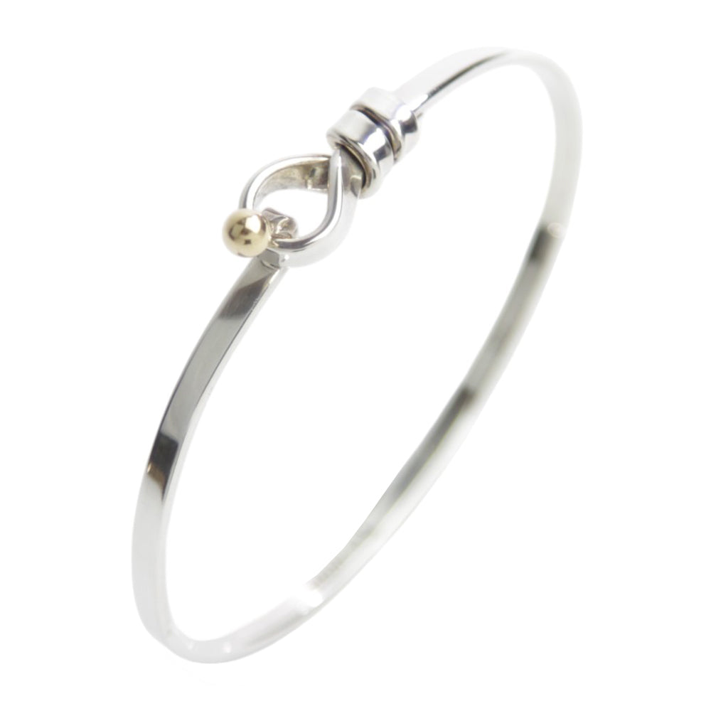 TIFFANY & CO Hook & Eye Silver Bangle LHQ606