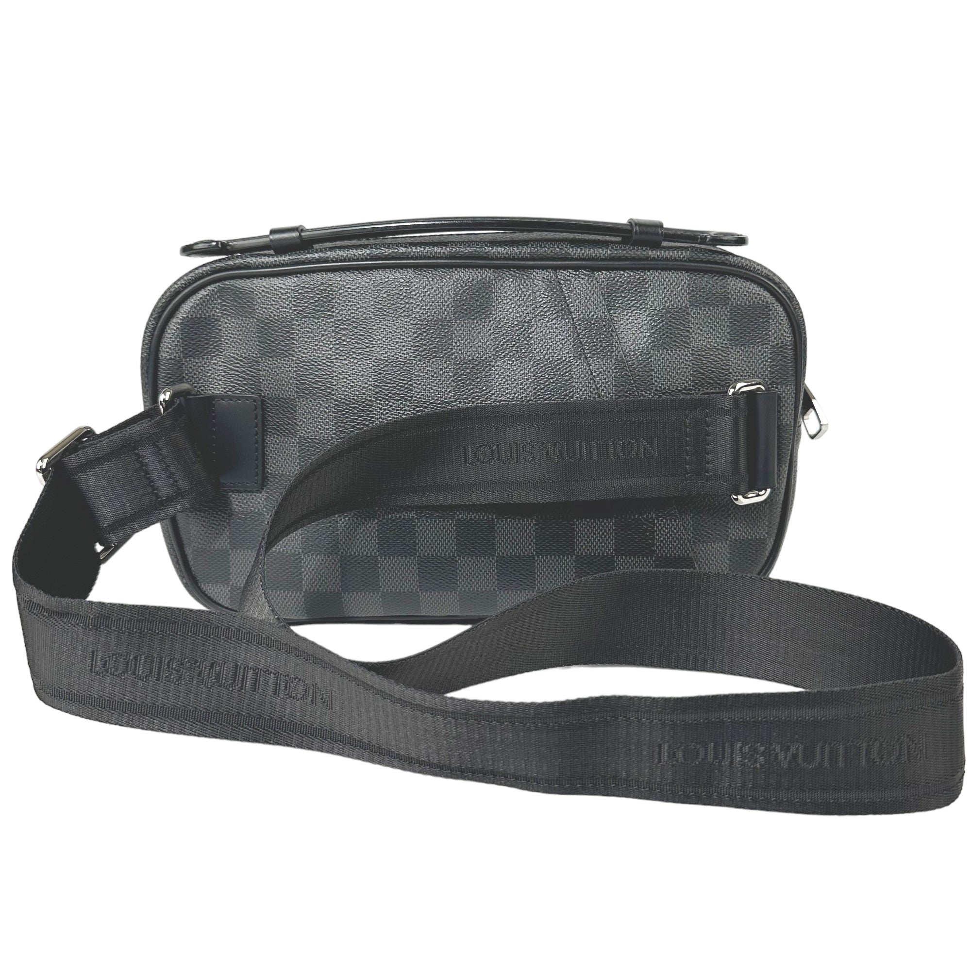 LOUIS VUITTON Ambler Grafito Damier Crossbody/Bolso cinturón LHQ61