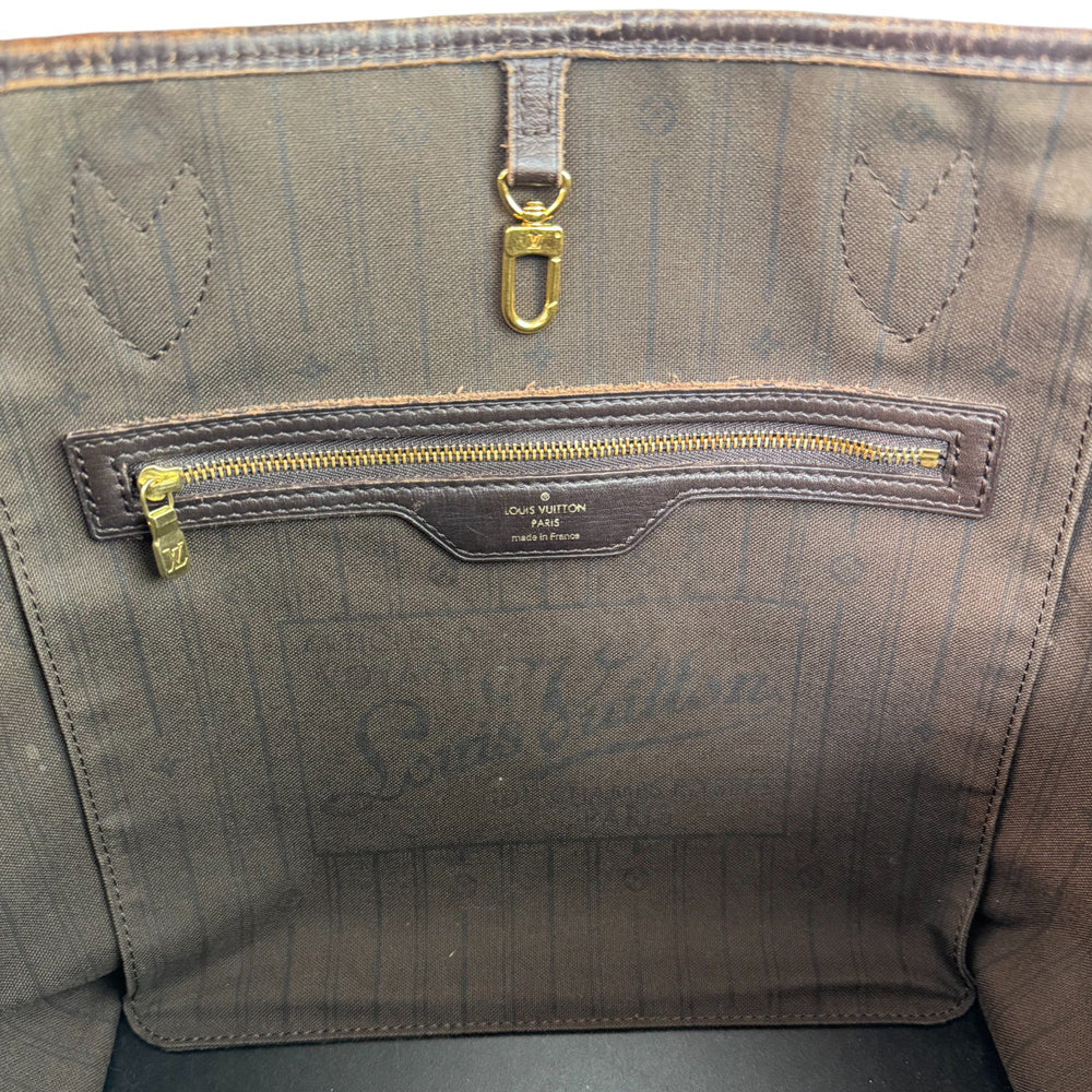 LOUIS VUITTON Neverfull MM Monogram Idylle Bag LHQ614
