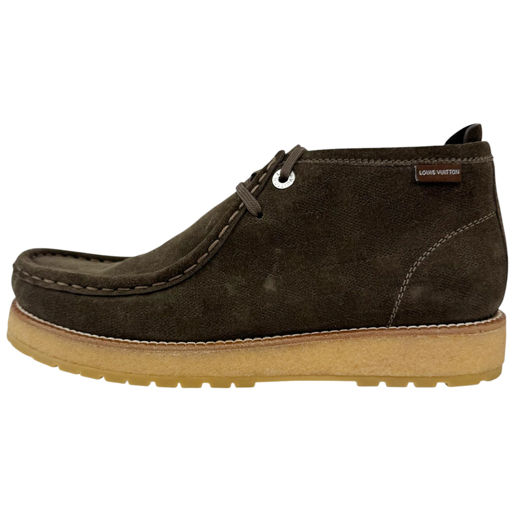 LOUIS VUITTON Wallaby Boots Size 8.5 LHQ615