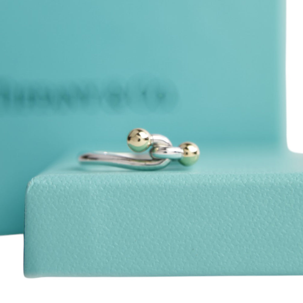 TIFFANY & CO Hook & Eye Love Knot Ring LHQ622