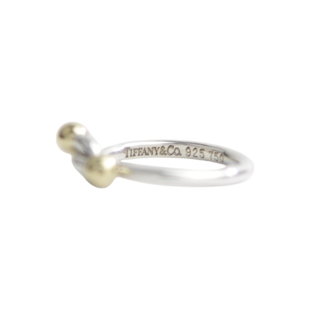 TIFFANY & CO Hook & Eye Love Knot Ring LHQ622