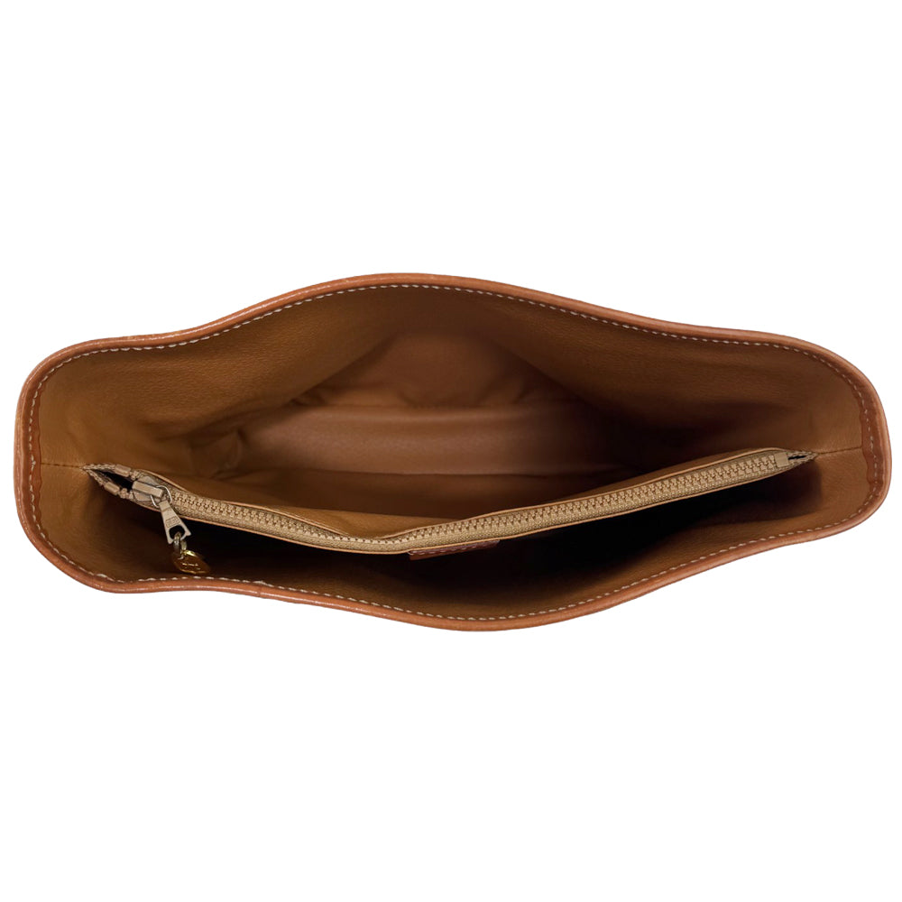 CELINE Macadam Brown Bucket Tote Bag LHQ623