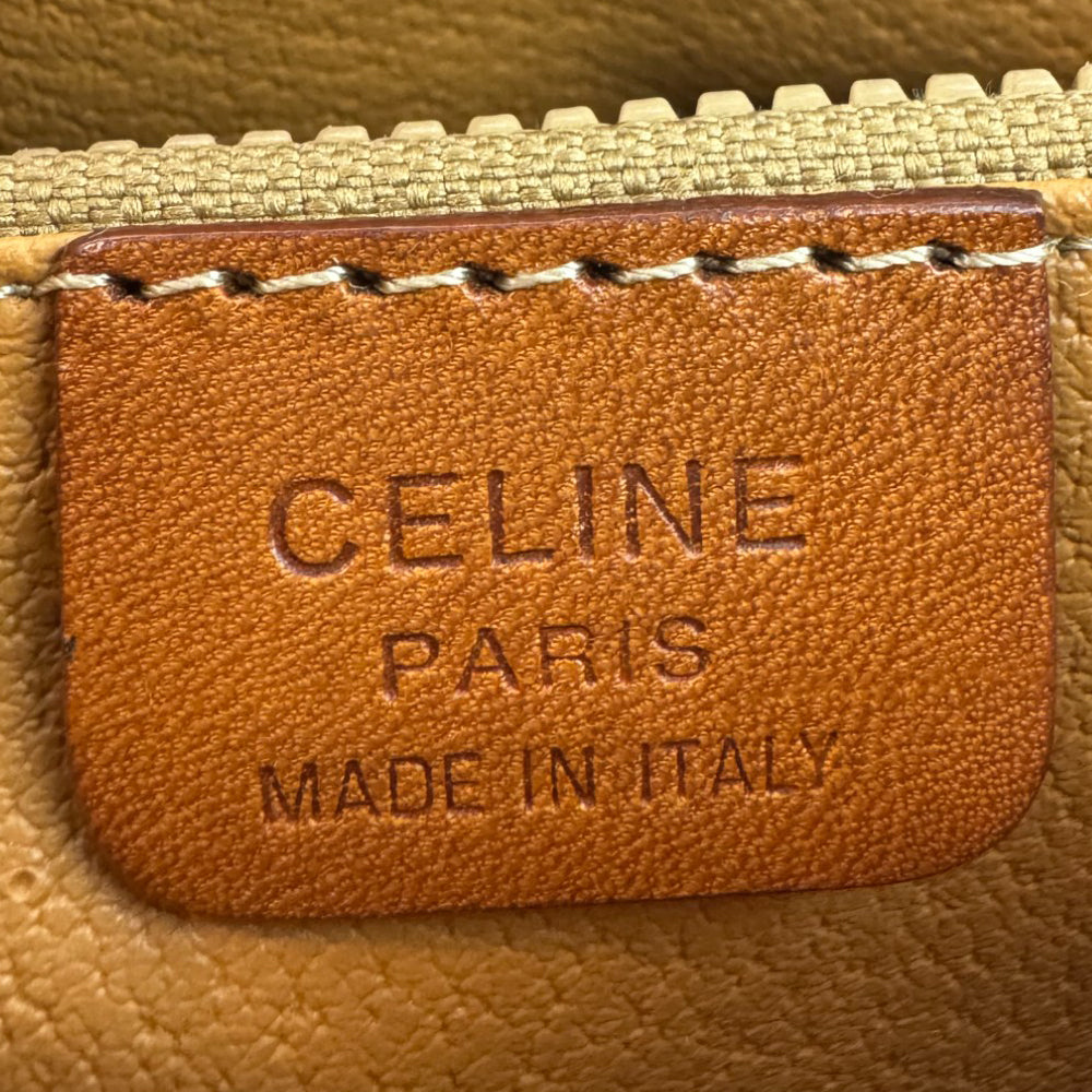 CELINE Macadam Brown Bucket Tote Bag LHQ623