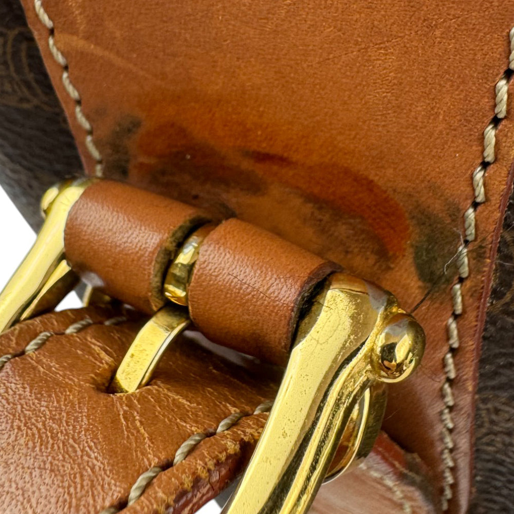 CELINE Macadam Brown Bucket Tote Bag LHQ628