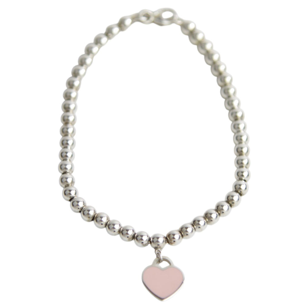 TIFFANY & CO Pink Return To Bead Bracelet LHQ630