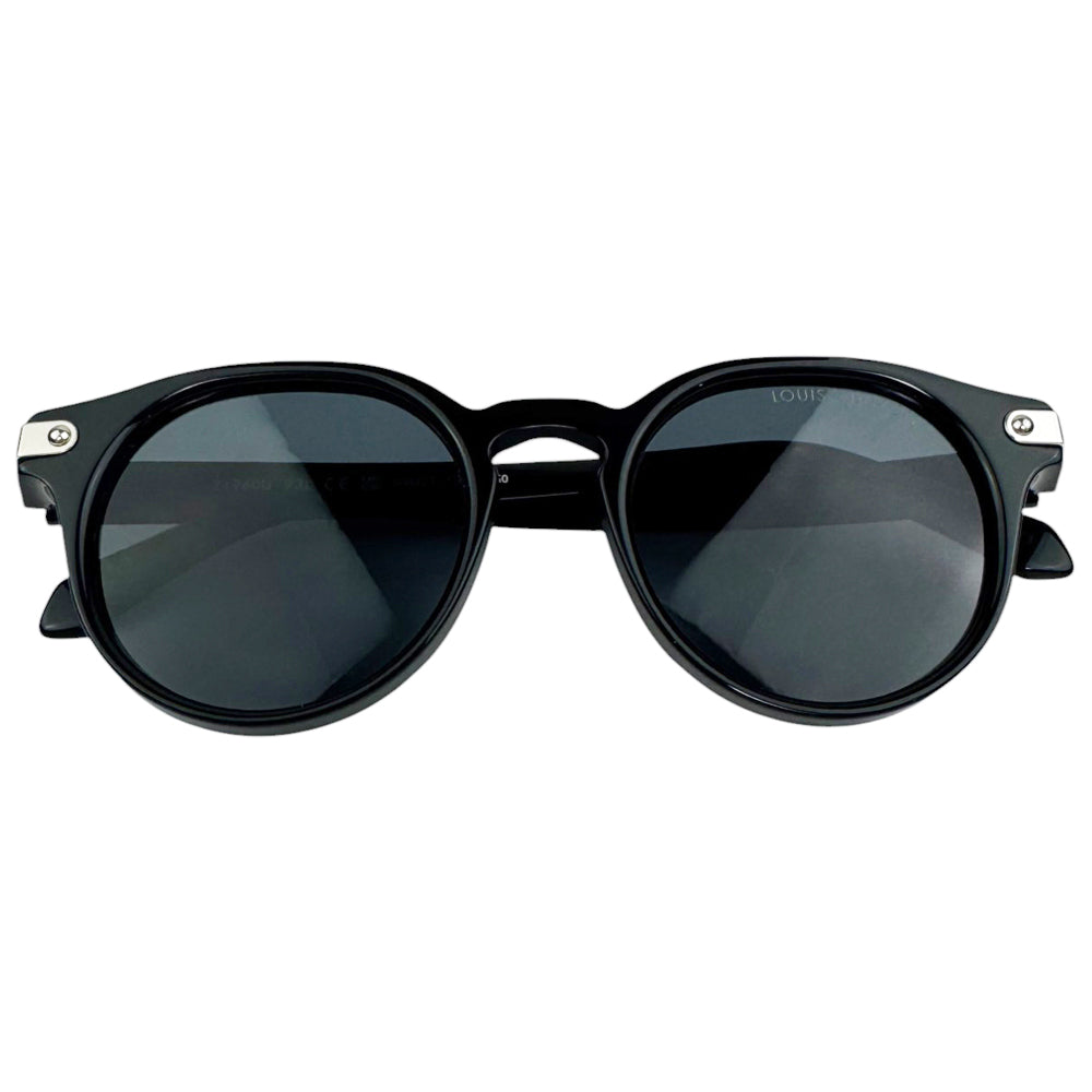 LOUIS VUITTON Black Round Sunglasses LHQ634