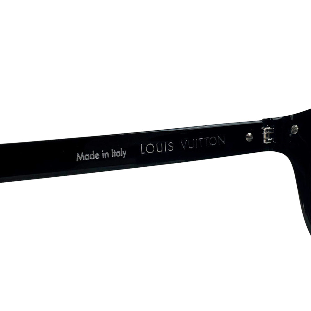 LOUIS VUITTON Black Round Sunglasses LHQ634