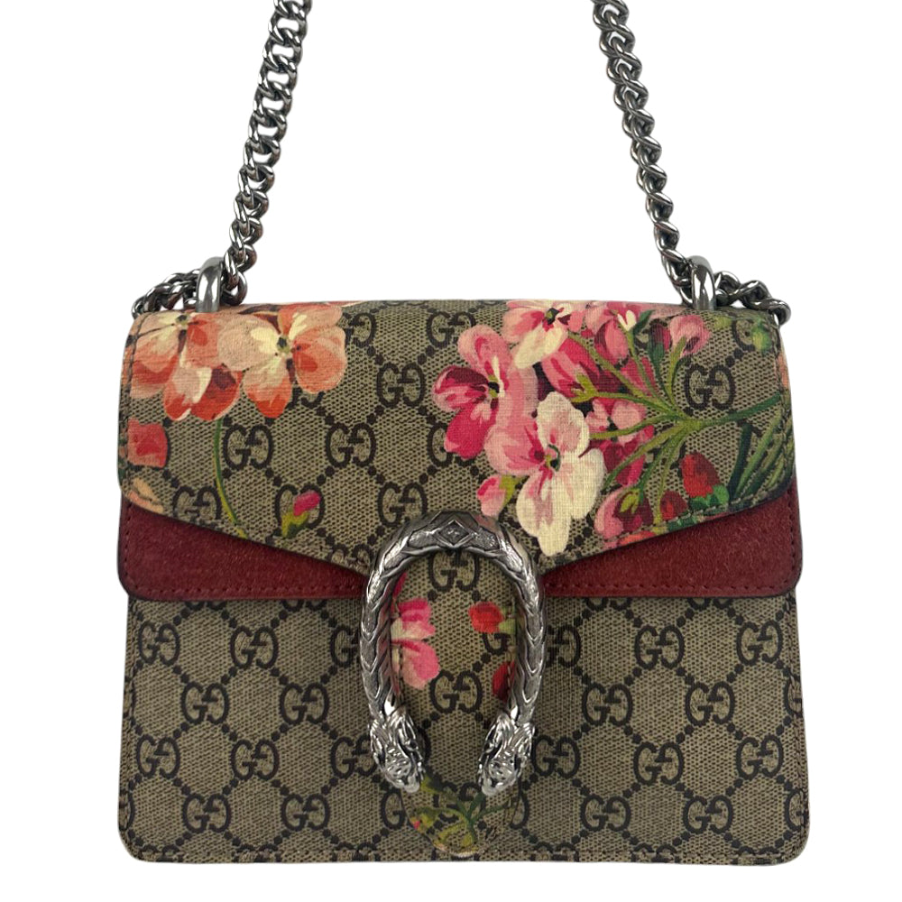 GUCCI Dionysus Blooms GG Supreme Shoulder Bag LHQ656