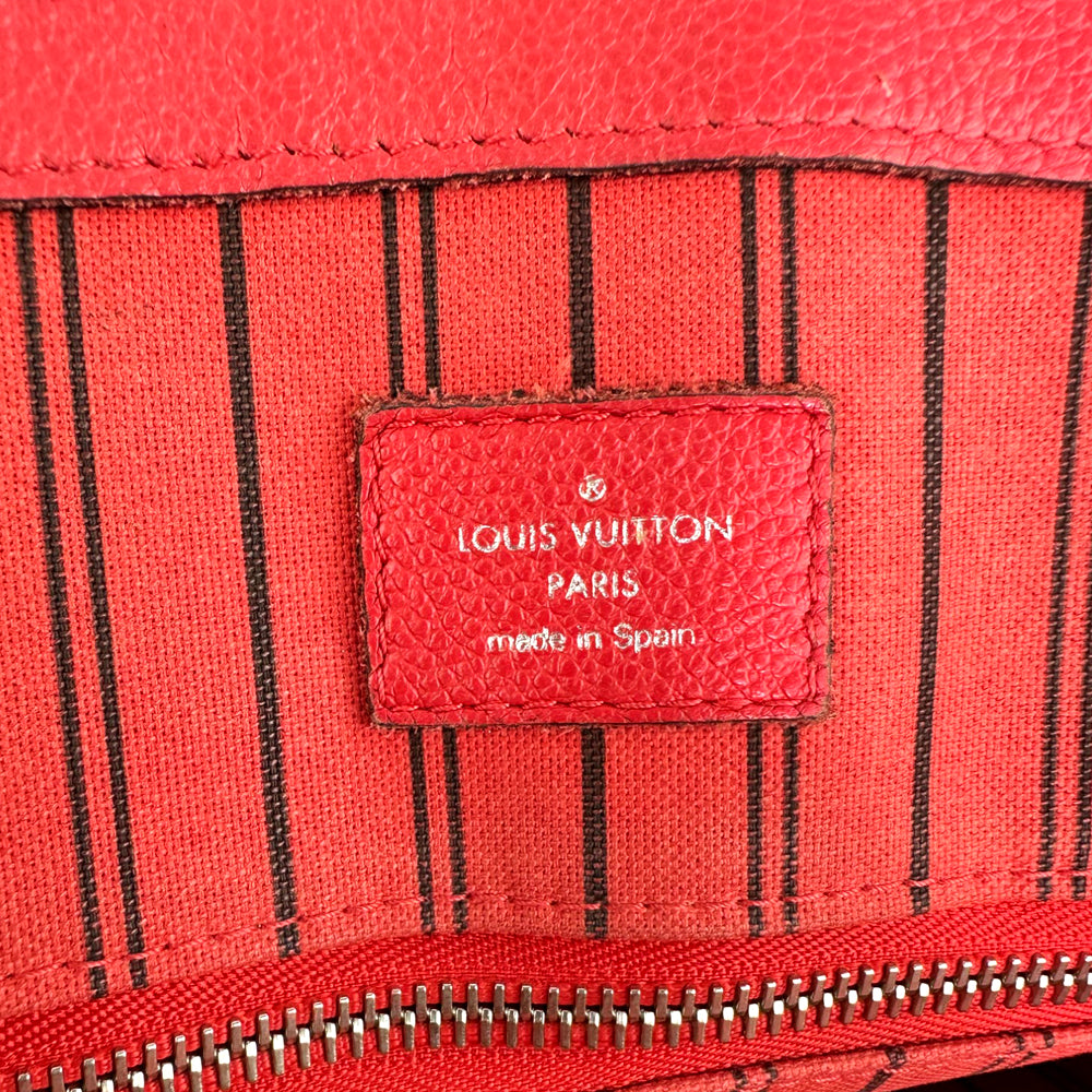 LOUIS VUITTON Monogram Empreinte Pont Neuf MM 2WAY Shoulder Handbag LHQ657