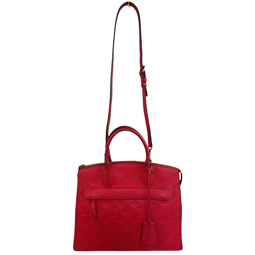 LOUIS VUITTON Monogram Empreinte Pont Neuf MM 2WAY Shoulder Handbag LHQ657