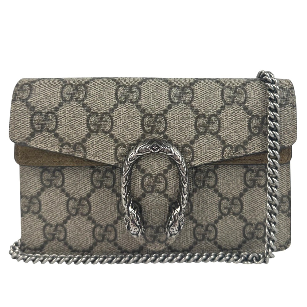 GUCCI Dionysus GG Supreme Mini Shoulder Bag LHQ668
