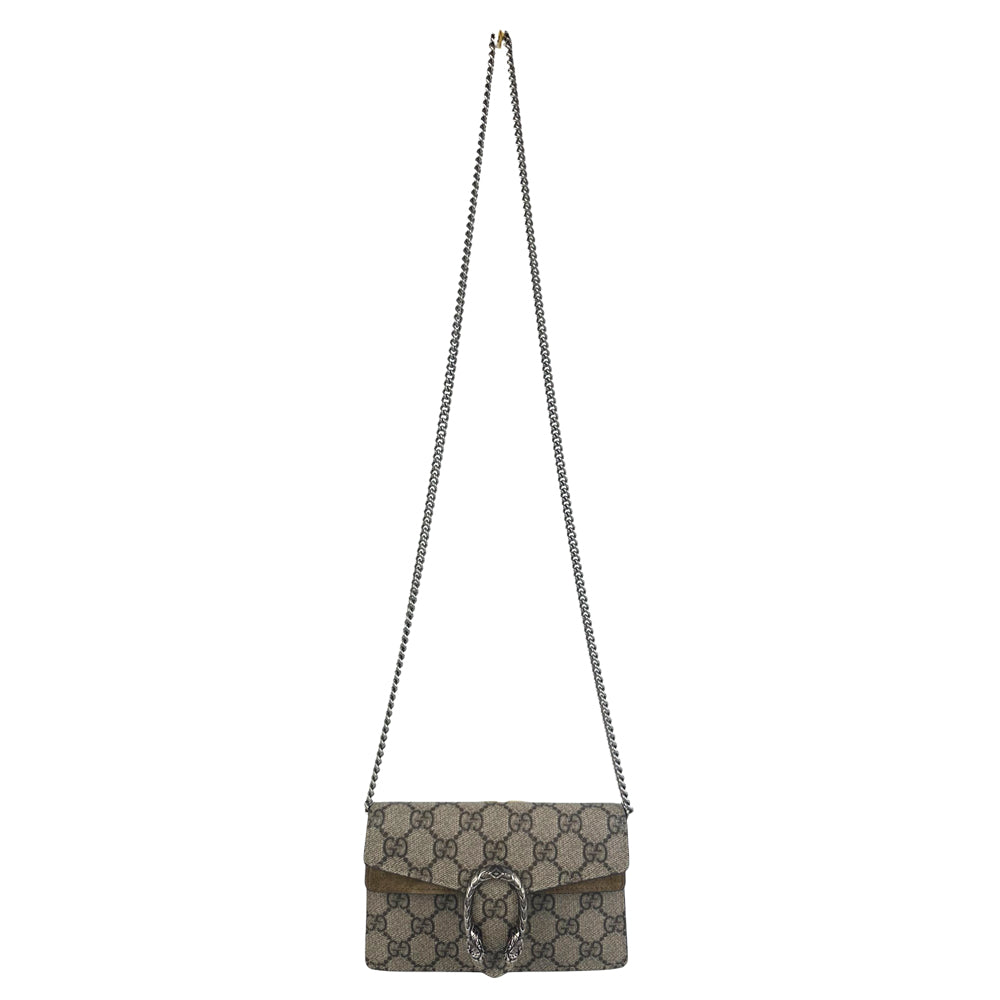 GUCCI Dionysus GG Supreme Mini Shoulder Bag LHQ668