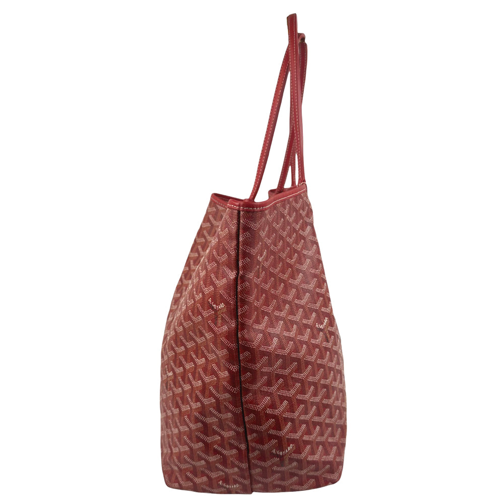 GOYARD Saint Louis Tote Bag GM Red with Red Pouch LHQ671