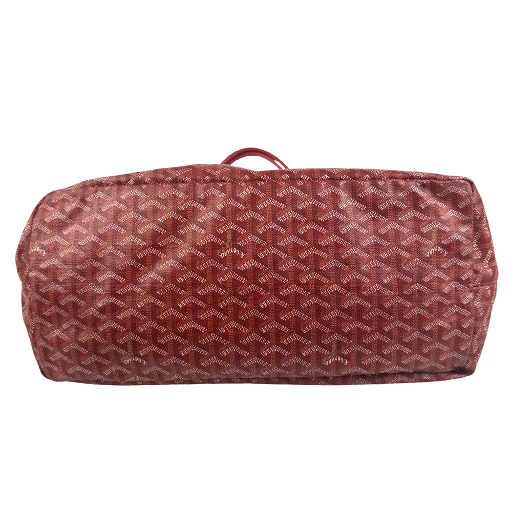 GOYARD Saint Louis Tote Bag GM Red with Red Pouch LHQ671