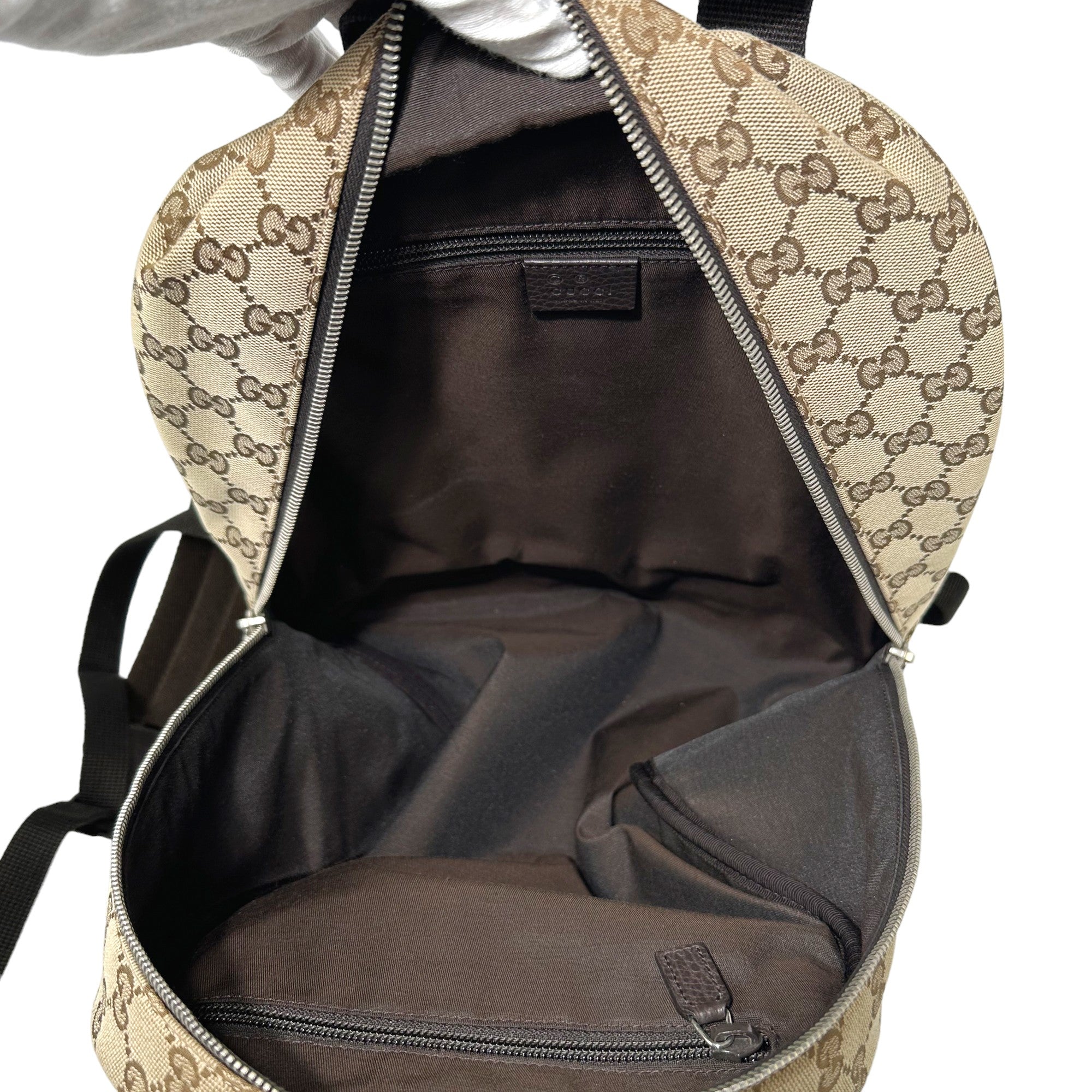 GUCCI GG Brown Ophidia Backpack LHQ68