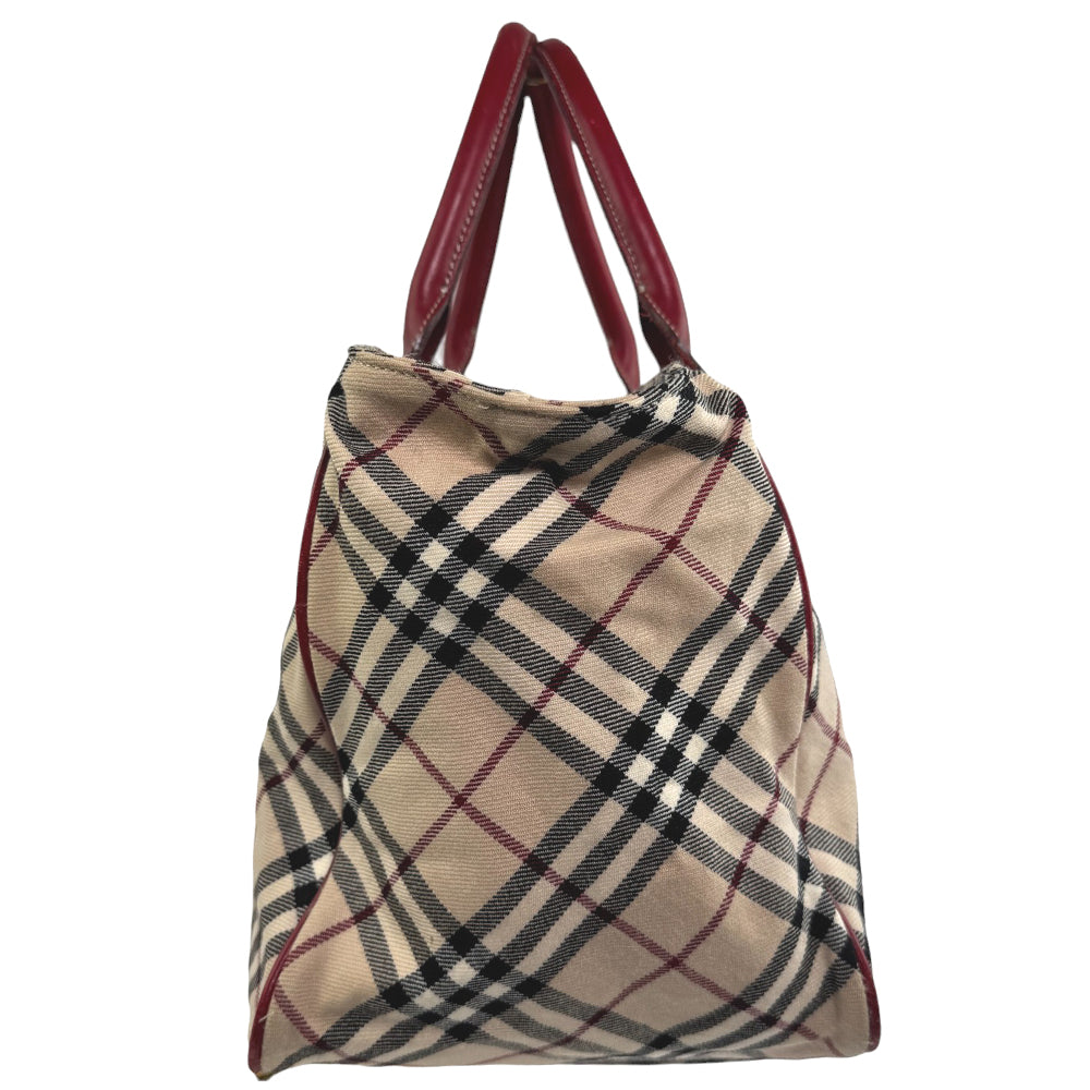 BURBERRY Blue Label Nova Check Beige Tote Bag LHQ685