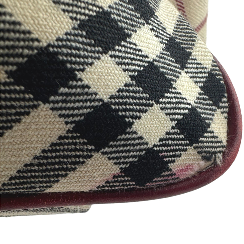 BURBERRY Blue Label Nova Check Beige Tote Bag LHQ685