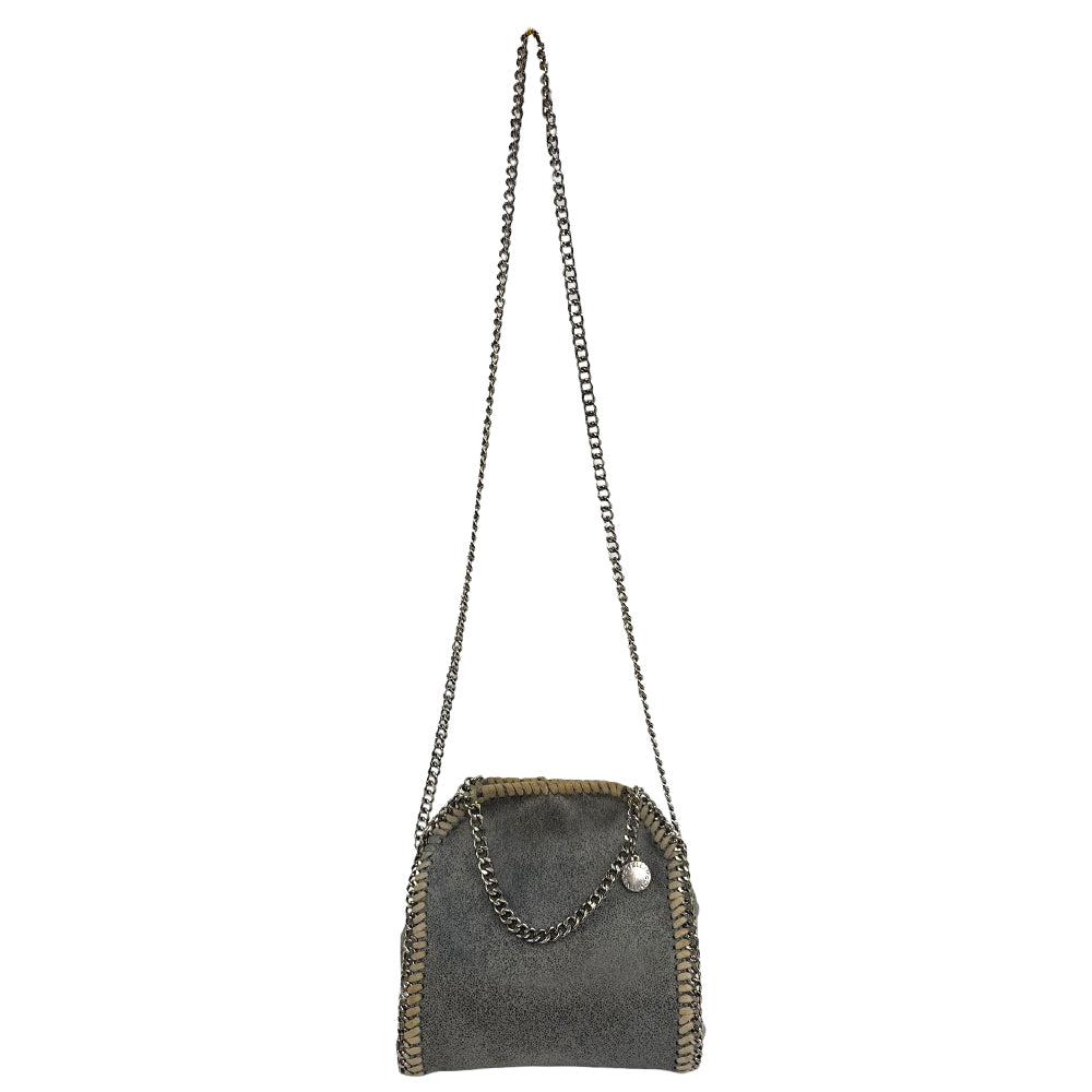 STELLA McCARTNEY Falabella Grey Chain Shoulder Bag LHQ689