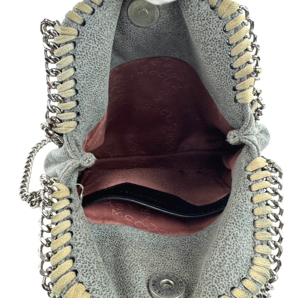 STELLA McCARTNEY Falabella Grey Chain Shoulder Bag LHQ689