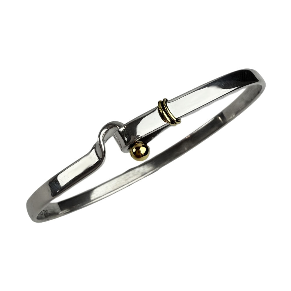 TIFFANY & CO Love Knot Bangle Gold & Silver LHQ706