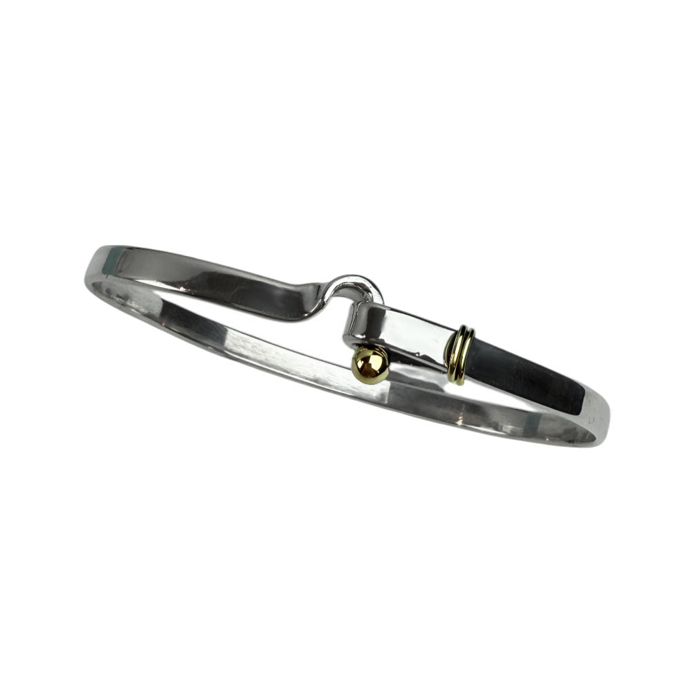 TIFFANY & CO Love Knot Bangle Gold & Silver LHQ706