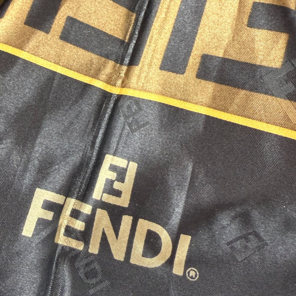 FENDI Zucca Brown Folding Umbrella LHQ713
