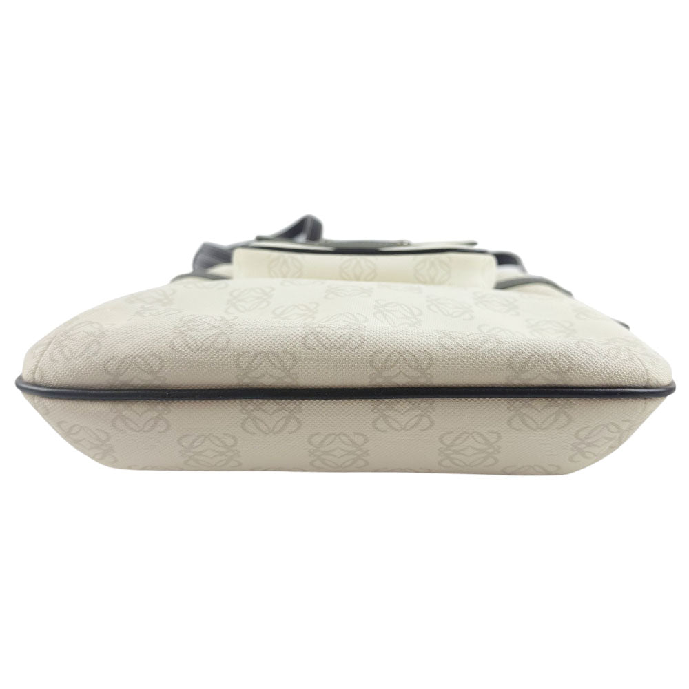 LOEWE Cream Canvas Crossbody Shoulder Bag LHQ714
