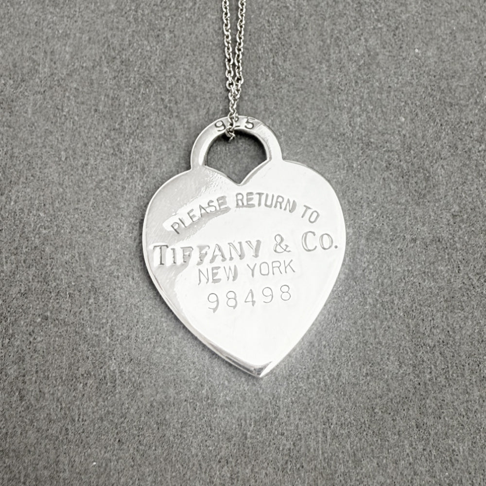 TIFFANY & CO Return To Heart Silver Necklace LHQ725