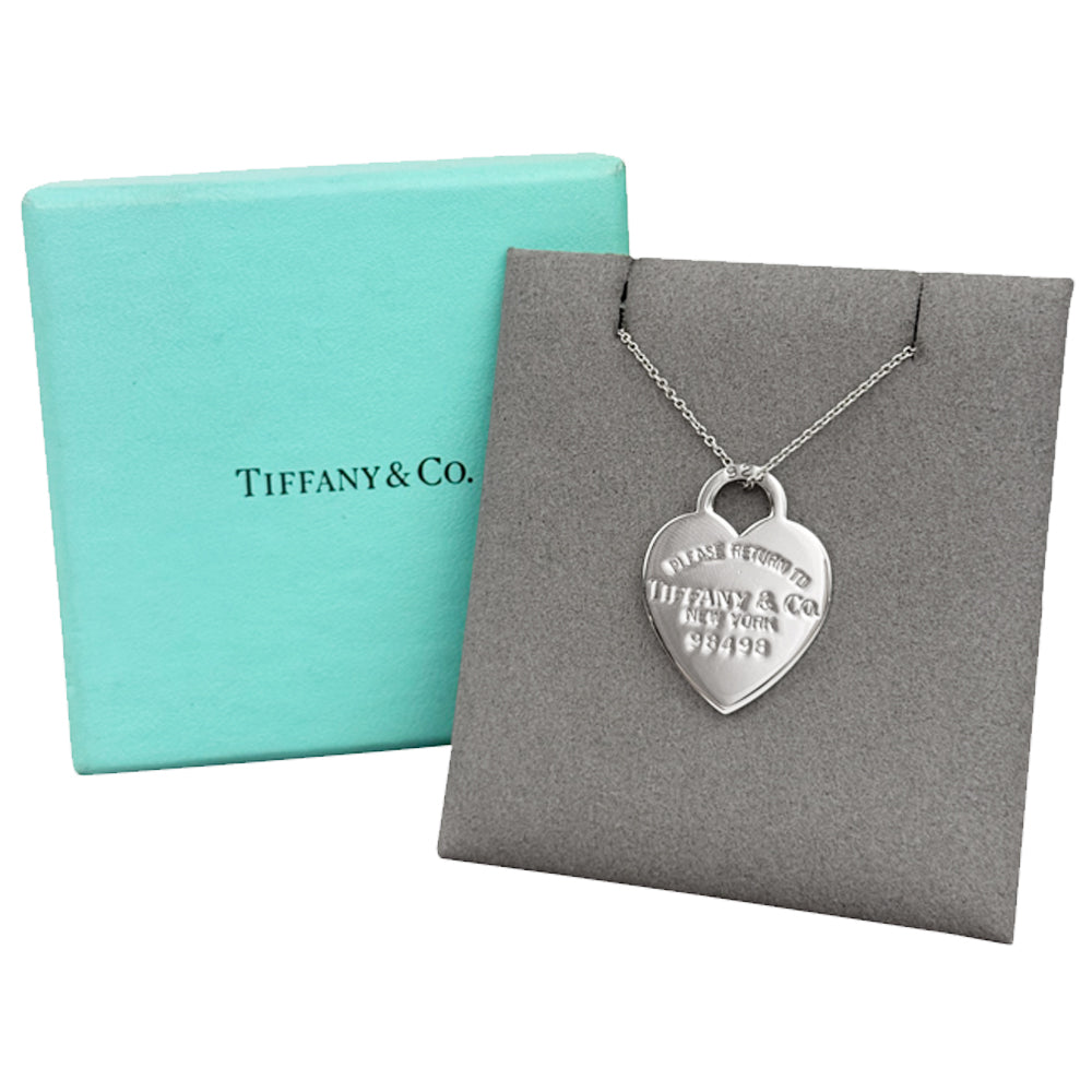 TIFFANY & CO Return To Heart Silver Necklace LHQ725